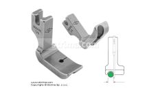 Pätka na všívanie kedru pre šijacie stroje, ľavá 6.4mm P69L1/4 [36069L 1/4]
